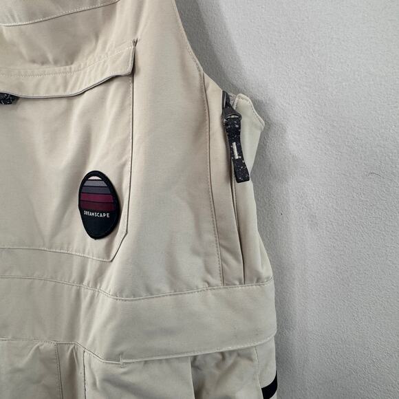 DECATHLON Dreamscape SNB BIB 500 Beige Girls Jumpsuit Salopettes Size 12 NEW - Picture 6 of 11